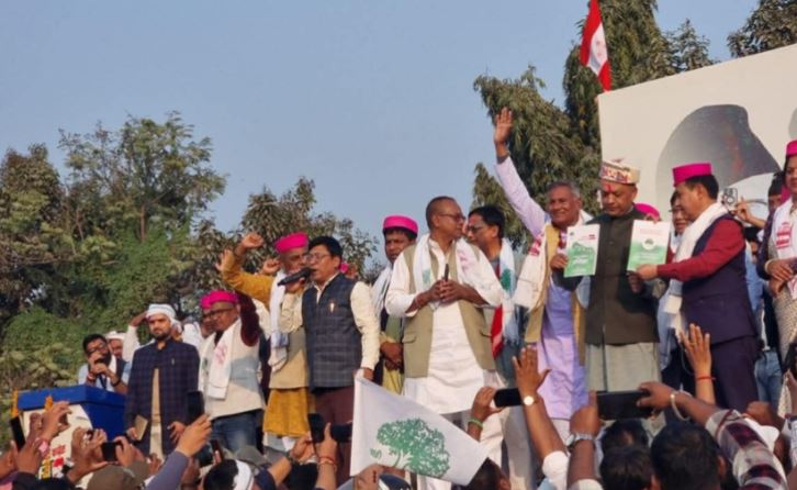 जनकपुरमा गगन थापाले सार्वजनिक गरे पार्टीको प्रतिज्ञापत्र